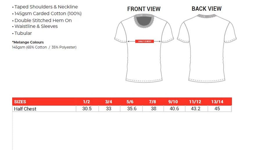 Kids Short Sleeve Tshirt